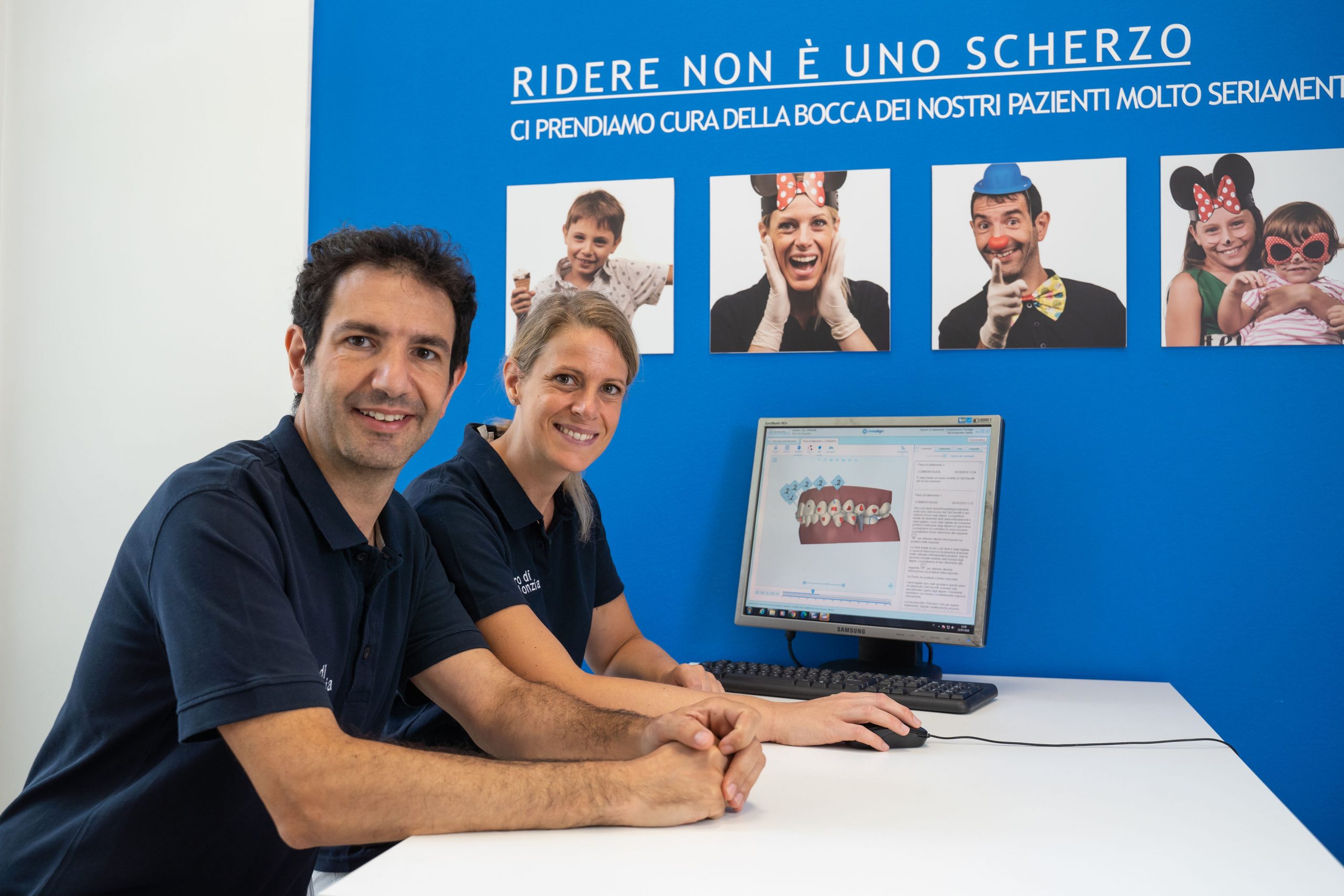 Carlo e Ilaria, i dentisti del Centro di Ortodonzia di Genova